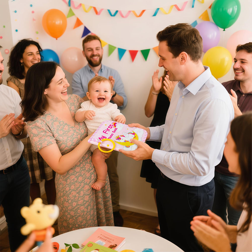 TSYAN baby shower gift idea: soft photo book for newborn memories