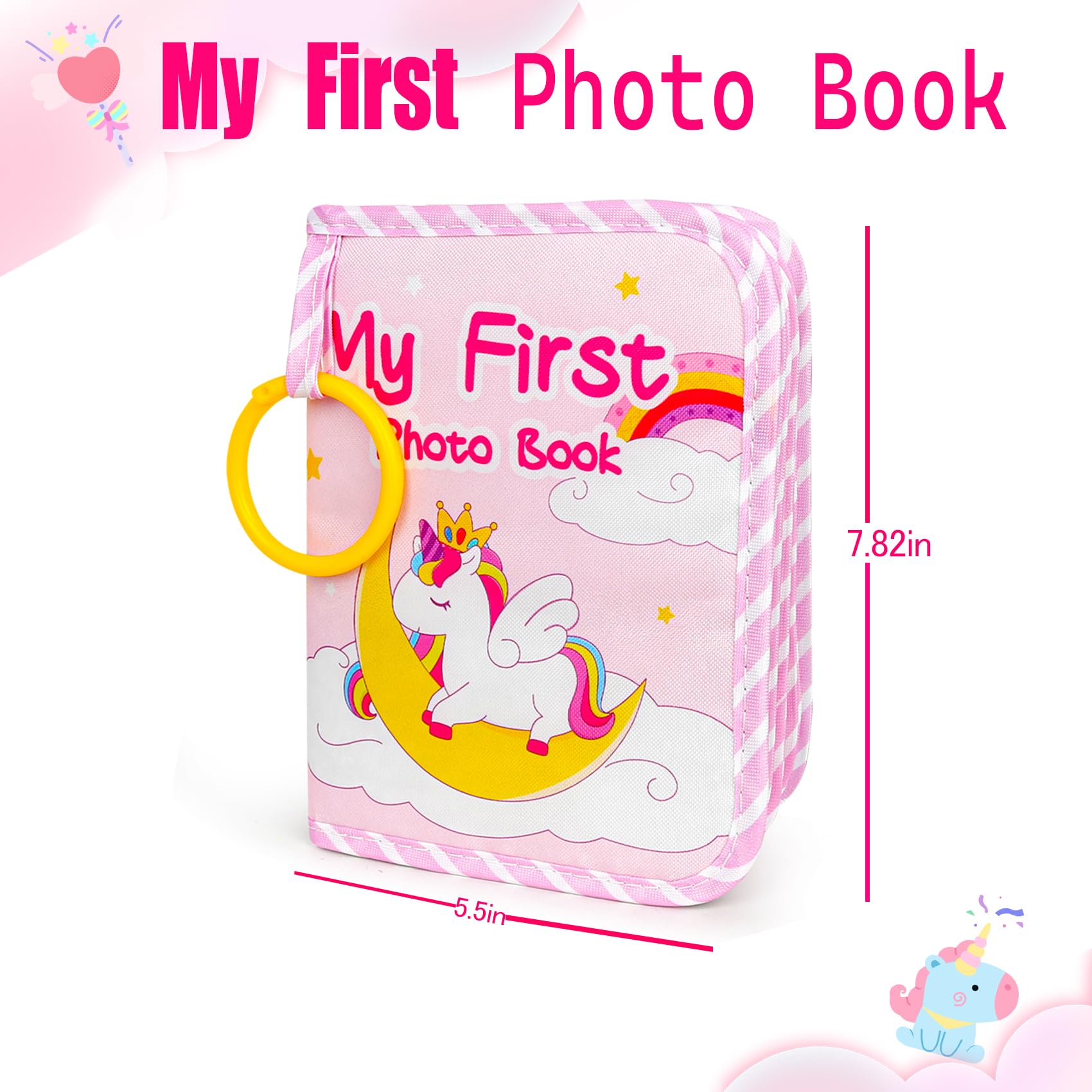 TSYAN My First Family Album with mirror feature for interactive play