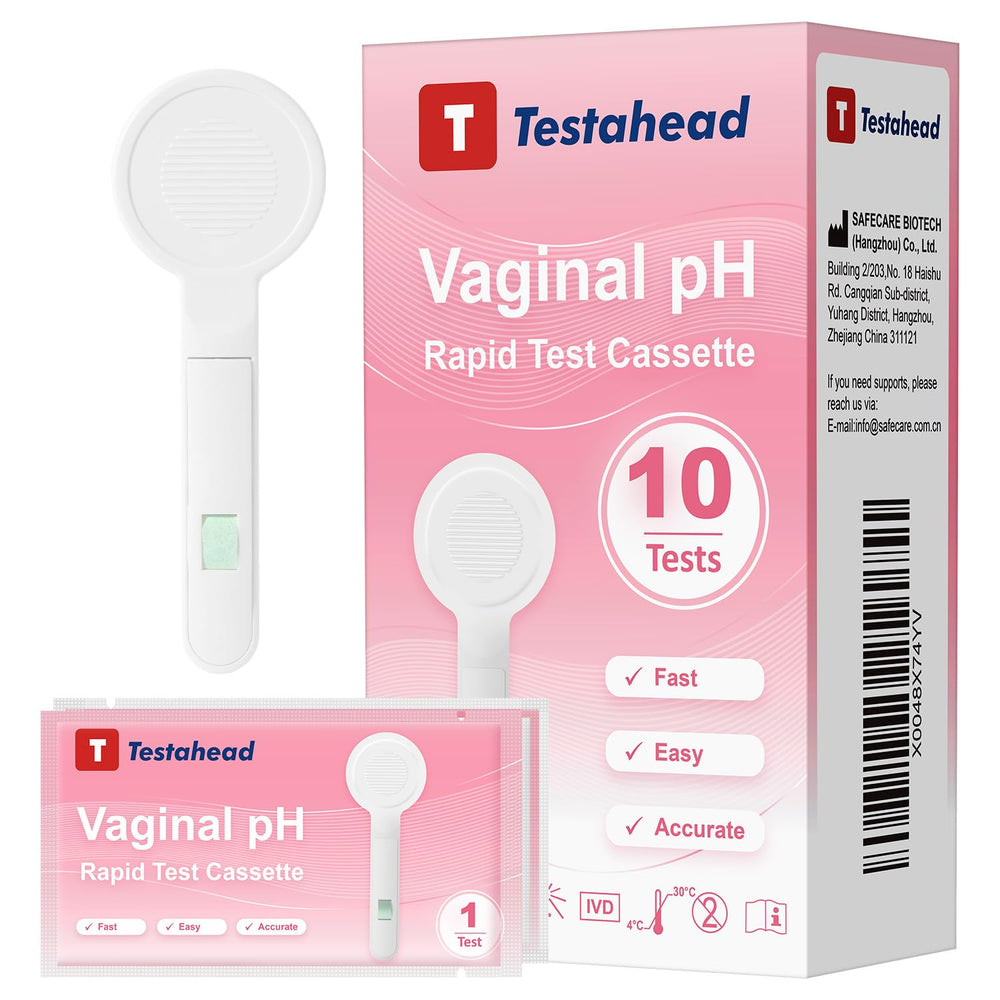 T TESTAHEAD compact women's health kit for easy daily monitoring.
