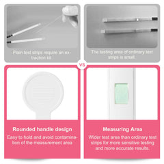 T TESTAHEAD wide test area delivers more sensitive readings for reliable results.