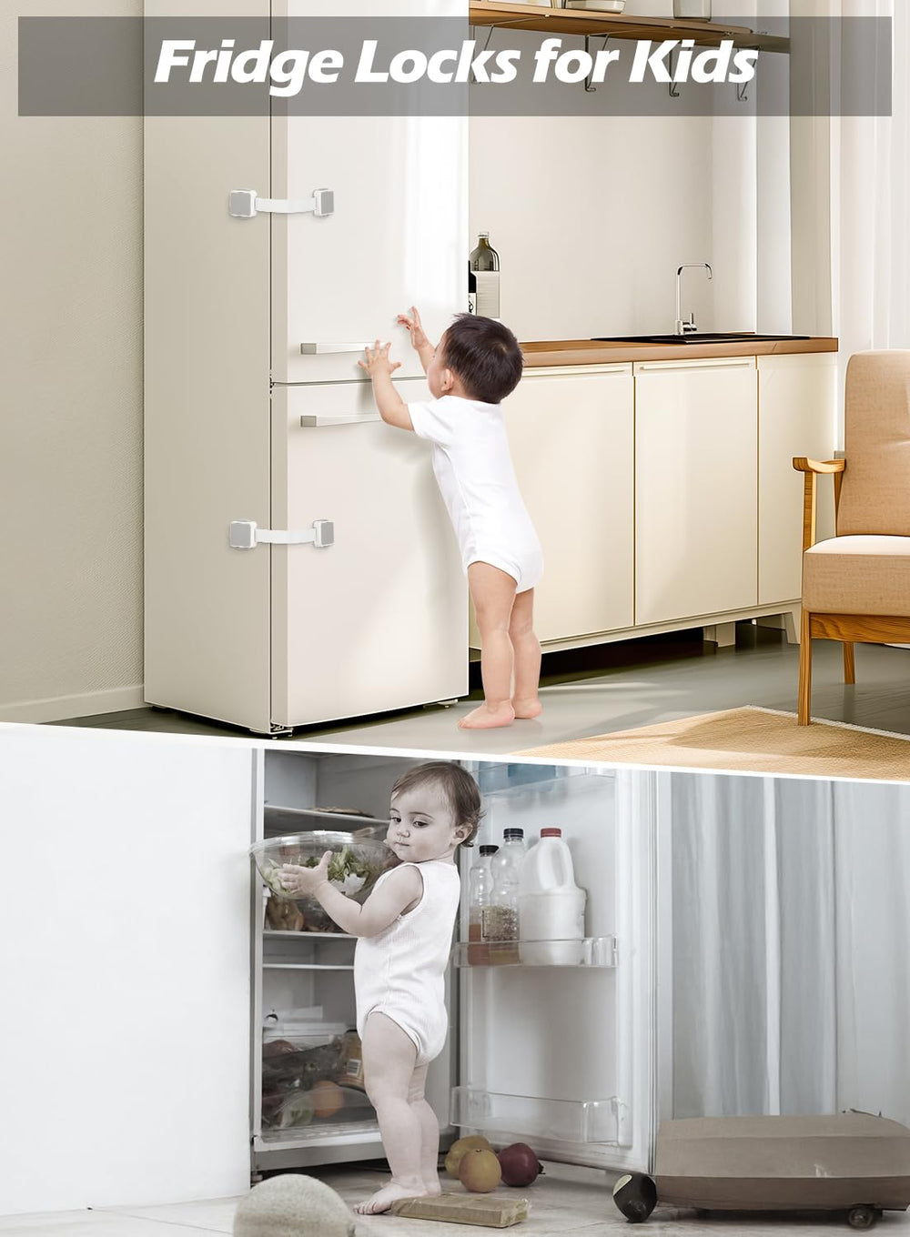 TTMALL safety lock on a drawer enabling easy adult access
