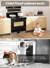 TTMALL fridge, oven, and dishwasher door lock adds appliance protection
