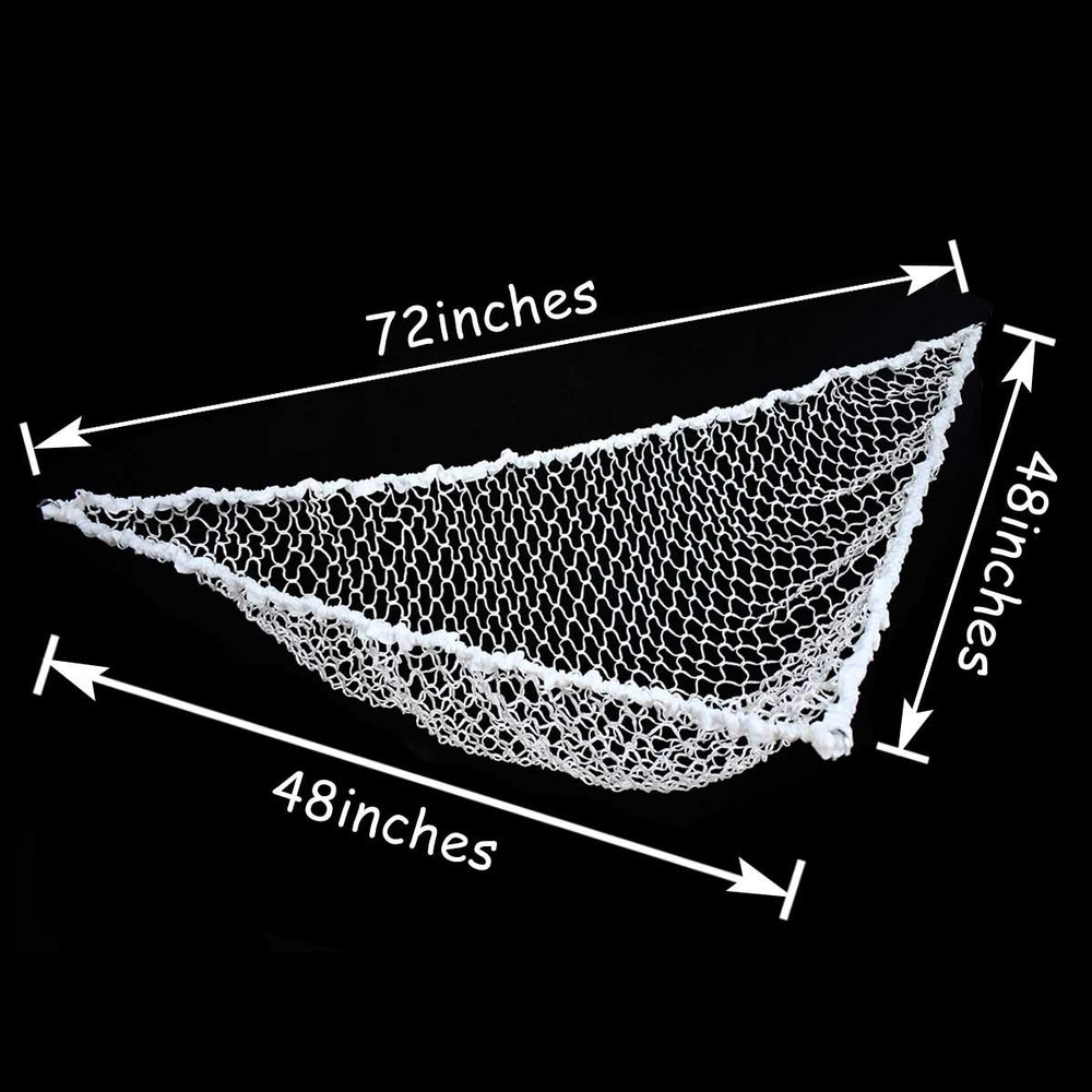 TTSAM mesh net stores dolls, balls, blankets, and plush toys neatly.