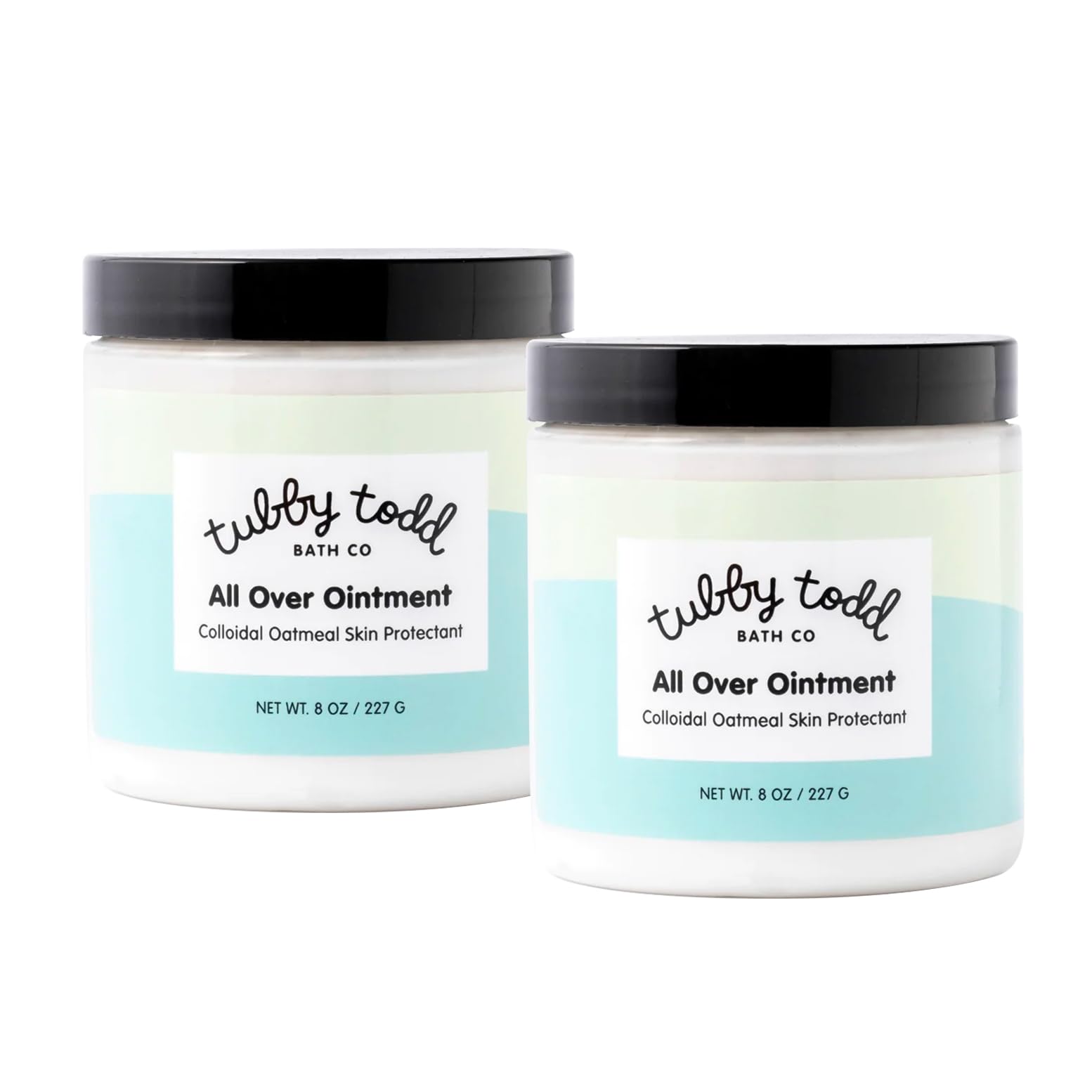 Tubby Todd All Over Ointment bottle showing baby eczema cream for soothing irritation