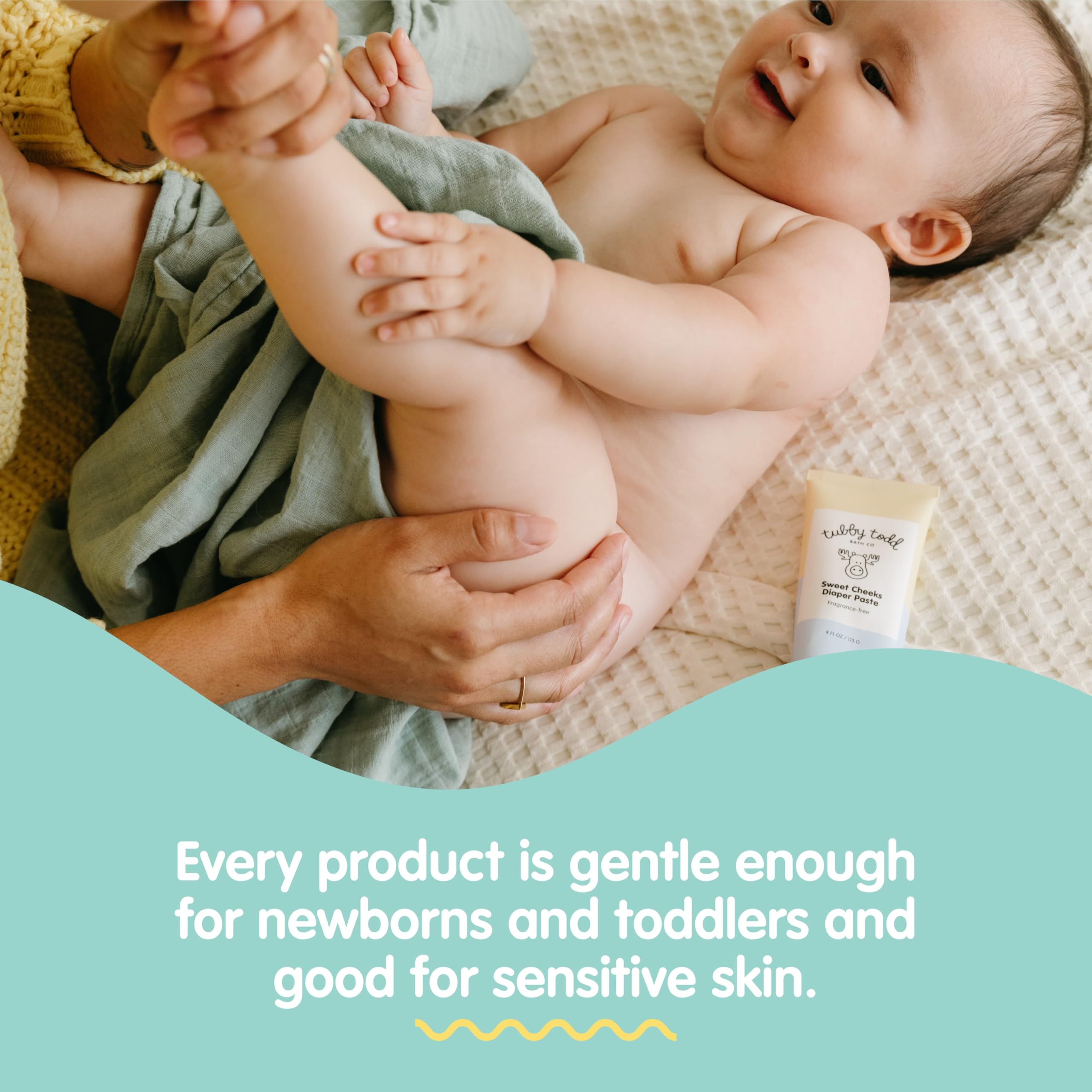 TUBBY TODD All Over Ointment fragrance-free moisturizes dry skin on delicate areas.