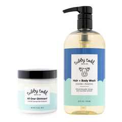 Tubby Todd baby body wash Lavender Rosemary bottle for sensitive skin.