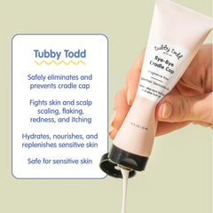 Tubby Todd cradle cap care kit packshot showcasing the full set