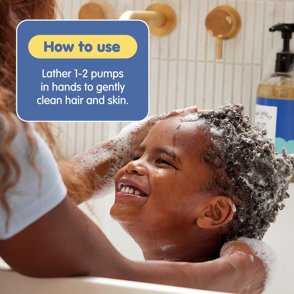 Tubby Todd fragrance-free label detail highlights non-toxic ingredients.