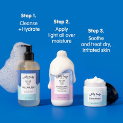 Tubby Todd Regulars Bundle All Over Ointment to seal moisture on dry areas.