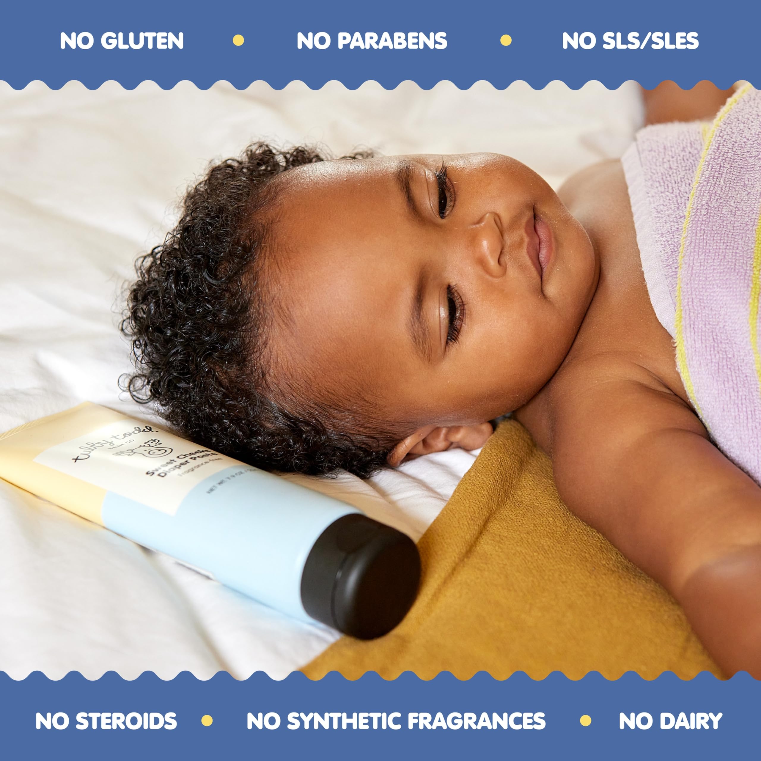 TUBBY TODD Sweet Cheeks compatible with cloth diapers for versatile use.
