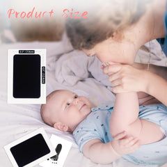Tubuui baby handprint imprint; clear and detailed keepsake.