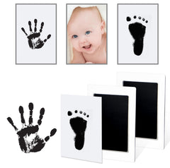 Tubuui Clean Touch ink pad captures perfect baby handprints with no mess.