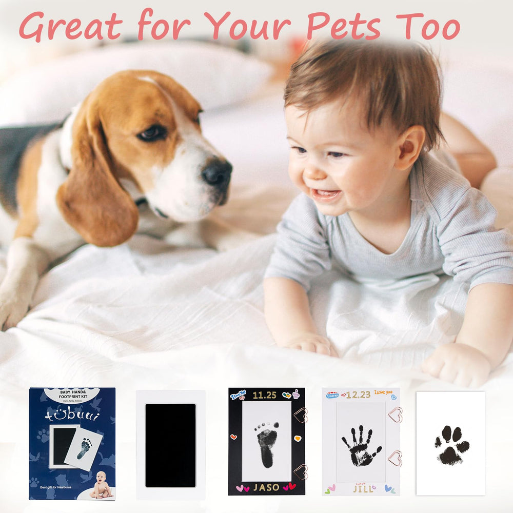 Tubuui nose prints kit captures pet nose prints for a playful keepsake