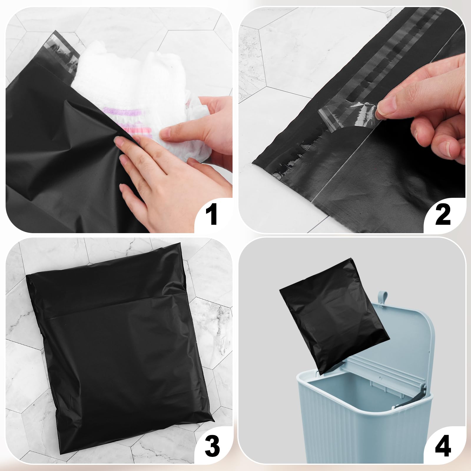 Tuciyke adult diaper disposal bags designed for quick disposal.