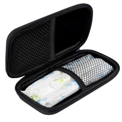 Tuciyke period bag, small and sturdy for storing up to six tampons.