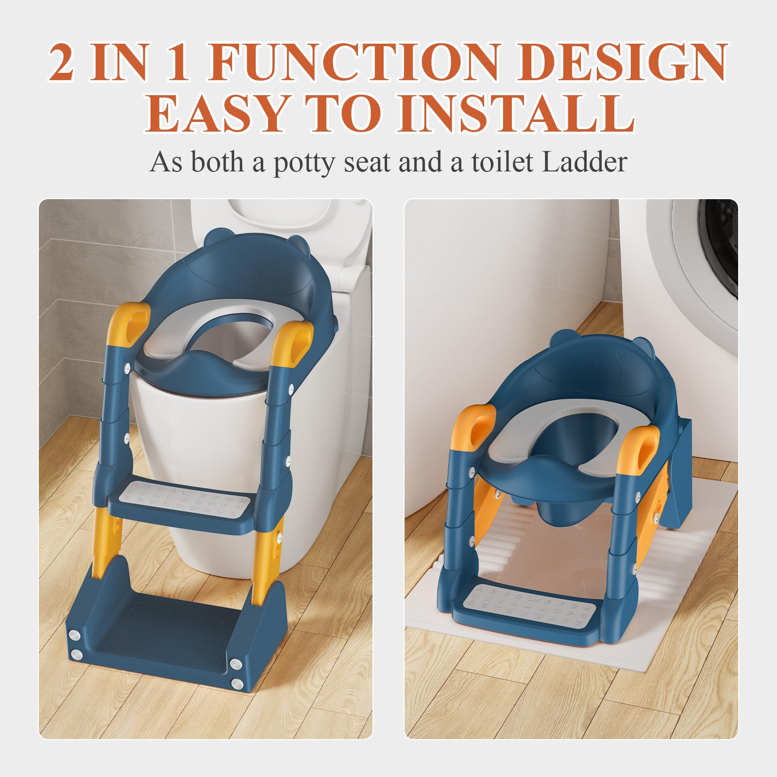 TuckInn potty training seat quick assembly saves setup time.