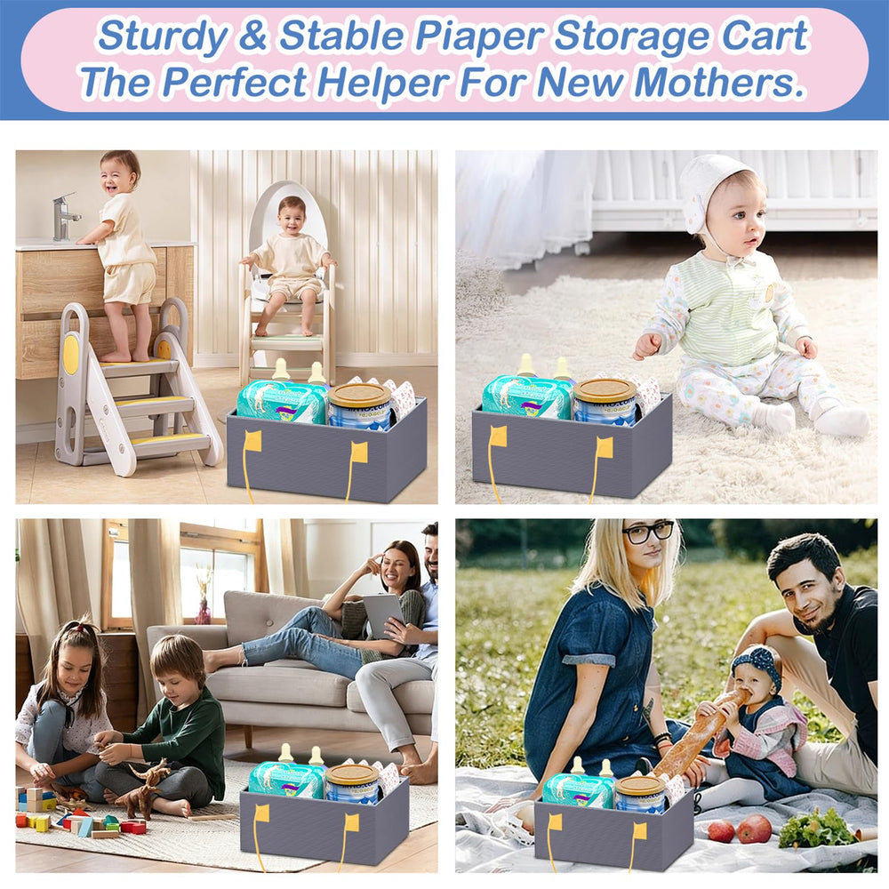 TUDALLK diaper storage cart makes a thoughtful baby shower gift