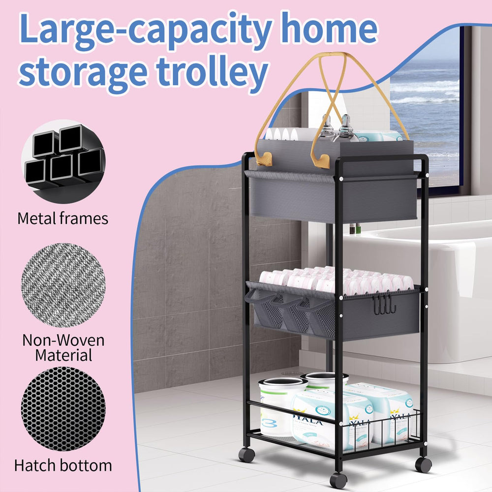 TUDALLK multi-functional nursery storage box enhances organization and decor