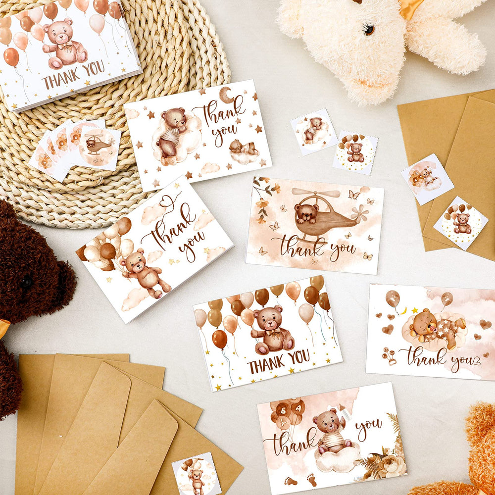 Tudomro bear sticker pack adds customizable flair to thank-you messages