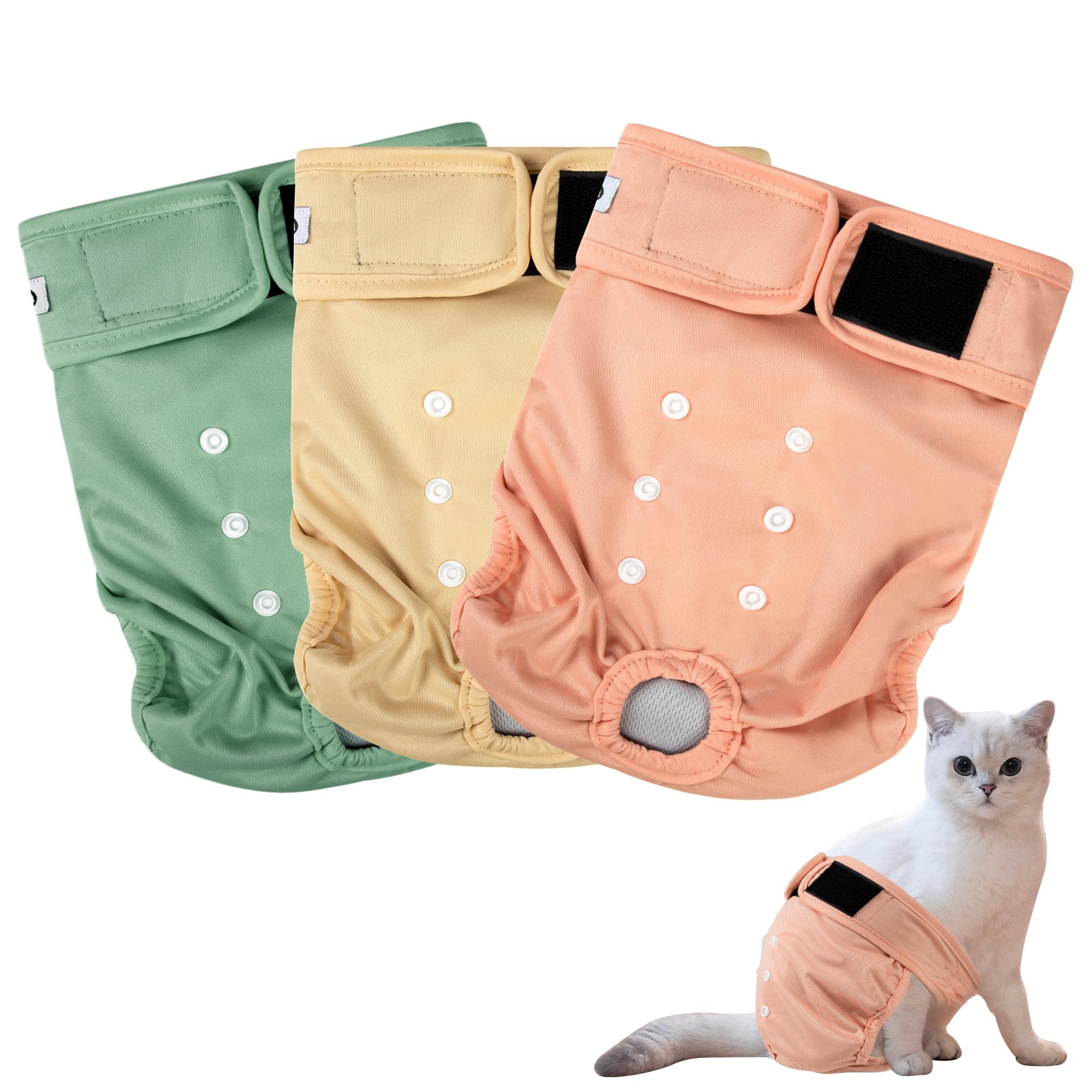 Tuiskusa cat-diapers-pack showing a reusable, mess-free solution for cats
