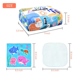 Tuko tissue box toy uses safe materials and durable stitching.