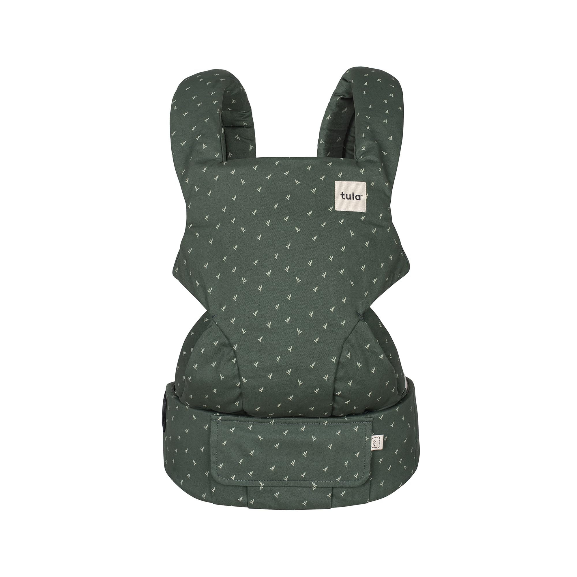 Tula Explore Carrier front facing out in breathable cotton for warm days.