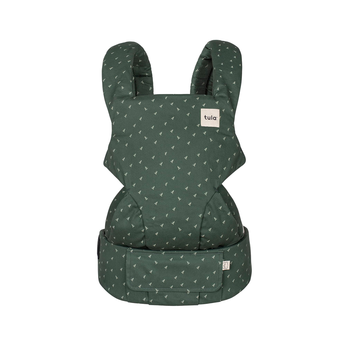 Tula Explore Carrier front facing out in breathable cotton for warm days.