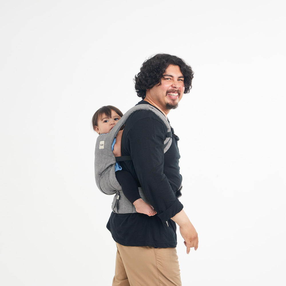 Tula Explore removable hood delivers sun protection during outdoor adventures.