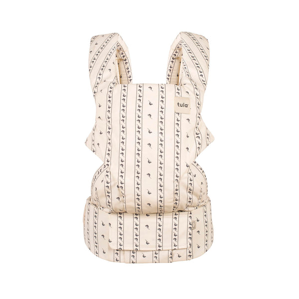 Tula Explore Coast front view shows ergonomic support for growing baby.