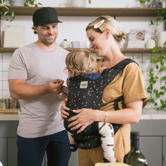 Tula Lite back carry option for hands-free daily tasks