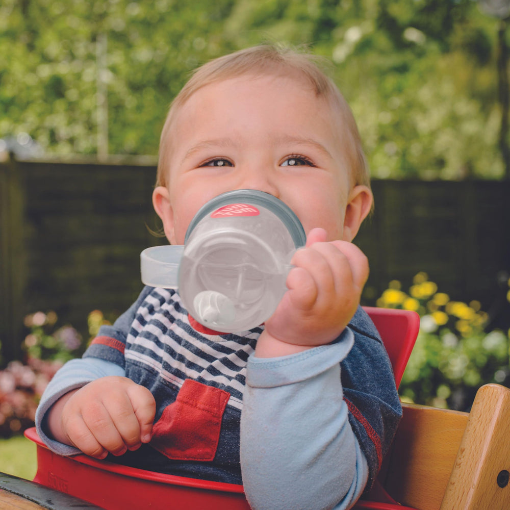 TUM TUM Tippy Up BPA-free dishwasher-safe cup for safe everyday use.