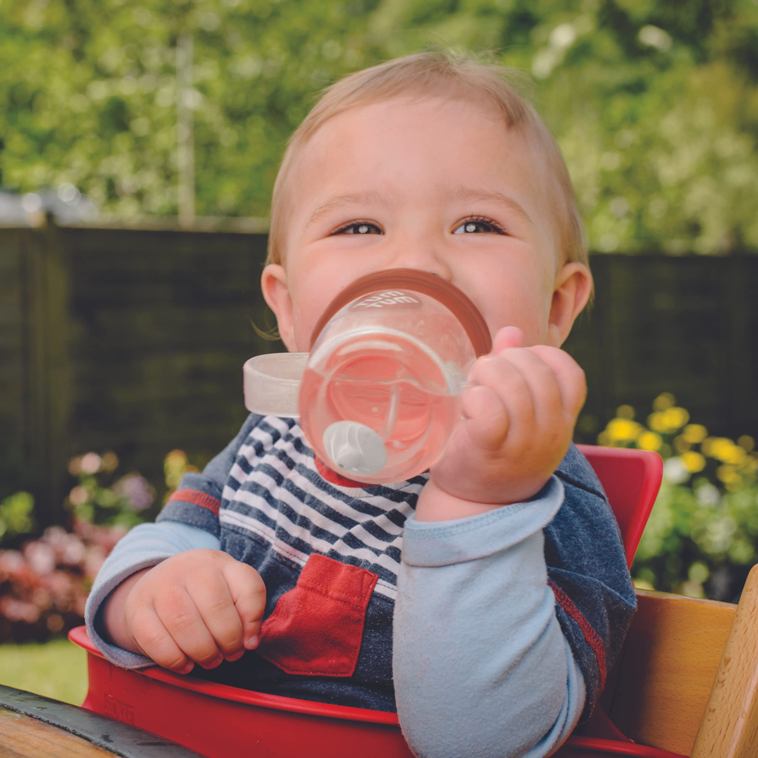 TUM TUM Tippy Up dishwasher-safe design simplifies cleanup after meals