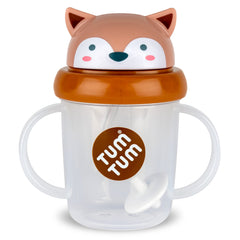 TUM TUM Tippy Up free-flow cup with weighted straw for any orientation