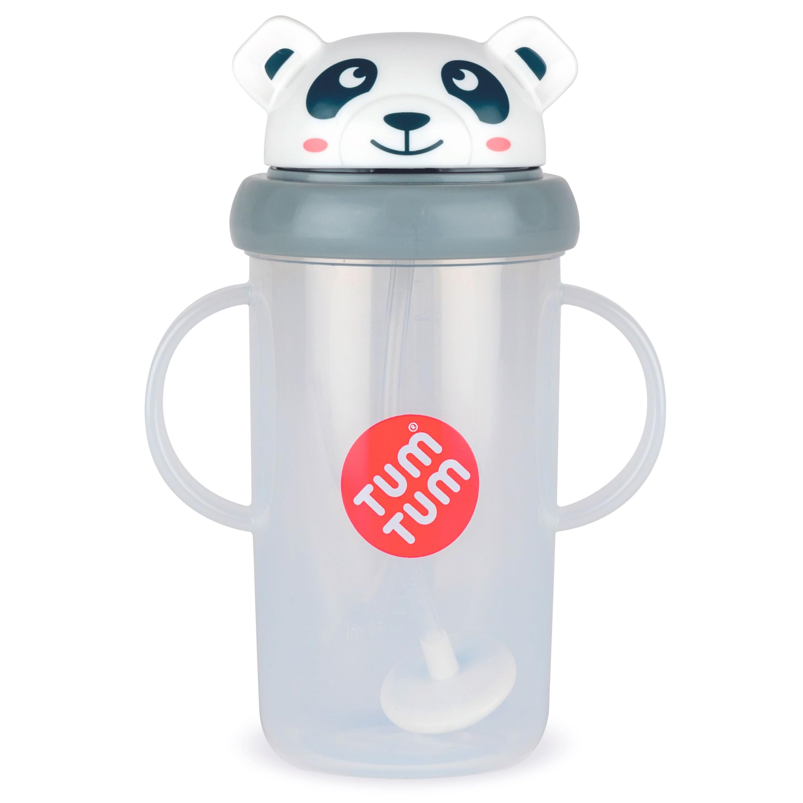 TUM TUM Tippy Up free-flow sippy cup demonstrates easy drinking for toddlers.