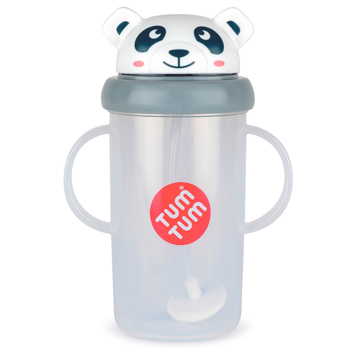 TUM TUM Tippy Up free-flow sippy cup demonstrates easy drinking for toddlers.