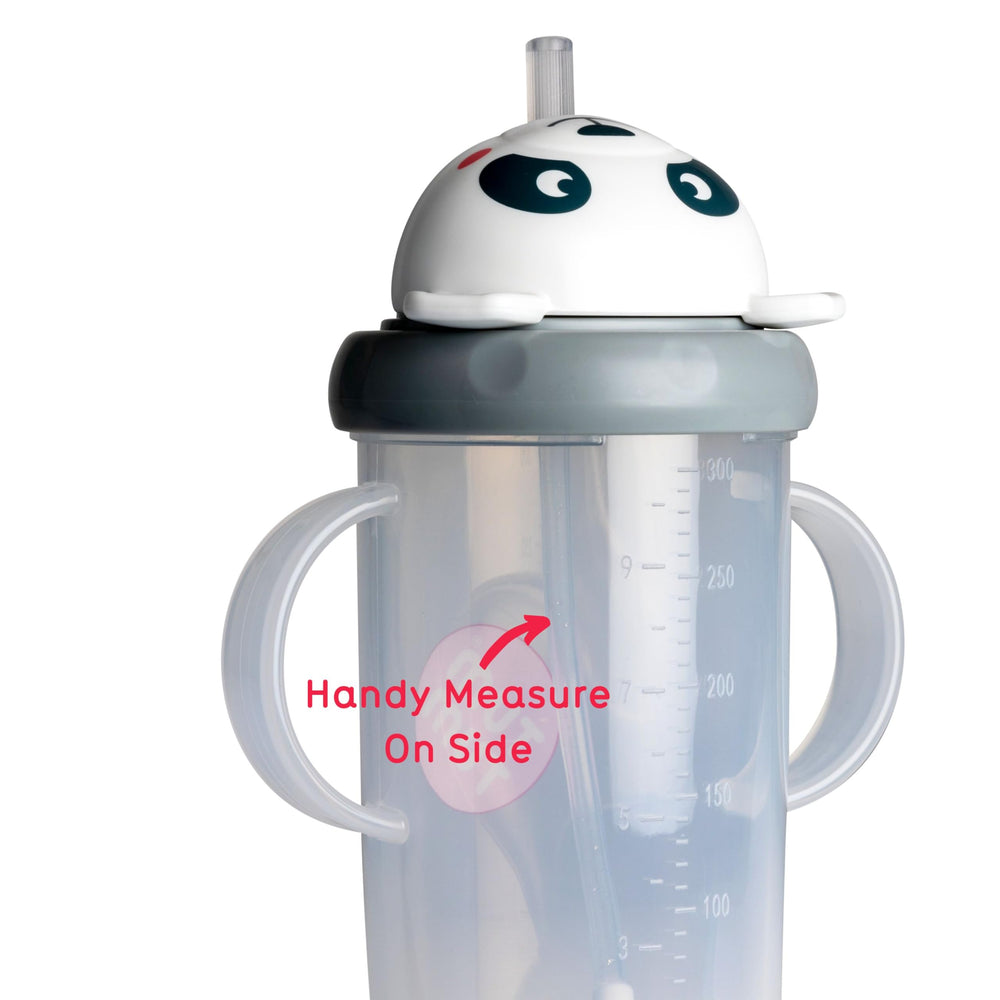 TUM TUM Tippy Up leakproof flip-top lid shown for leak-free travel.