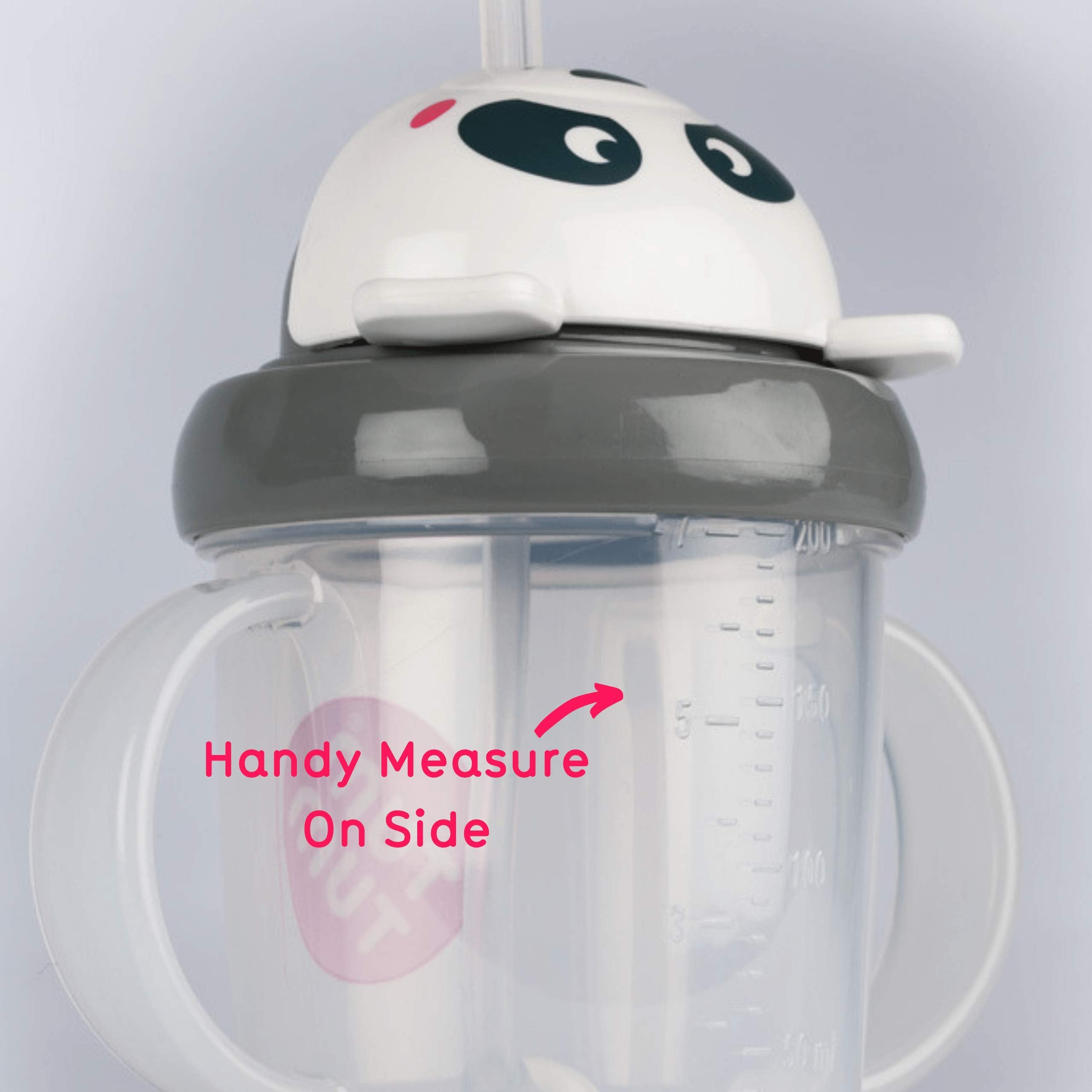 TUM TUM Pip Panda free-flow design supports comfortable sipping.