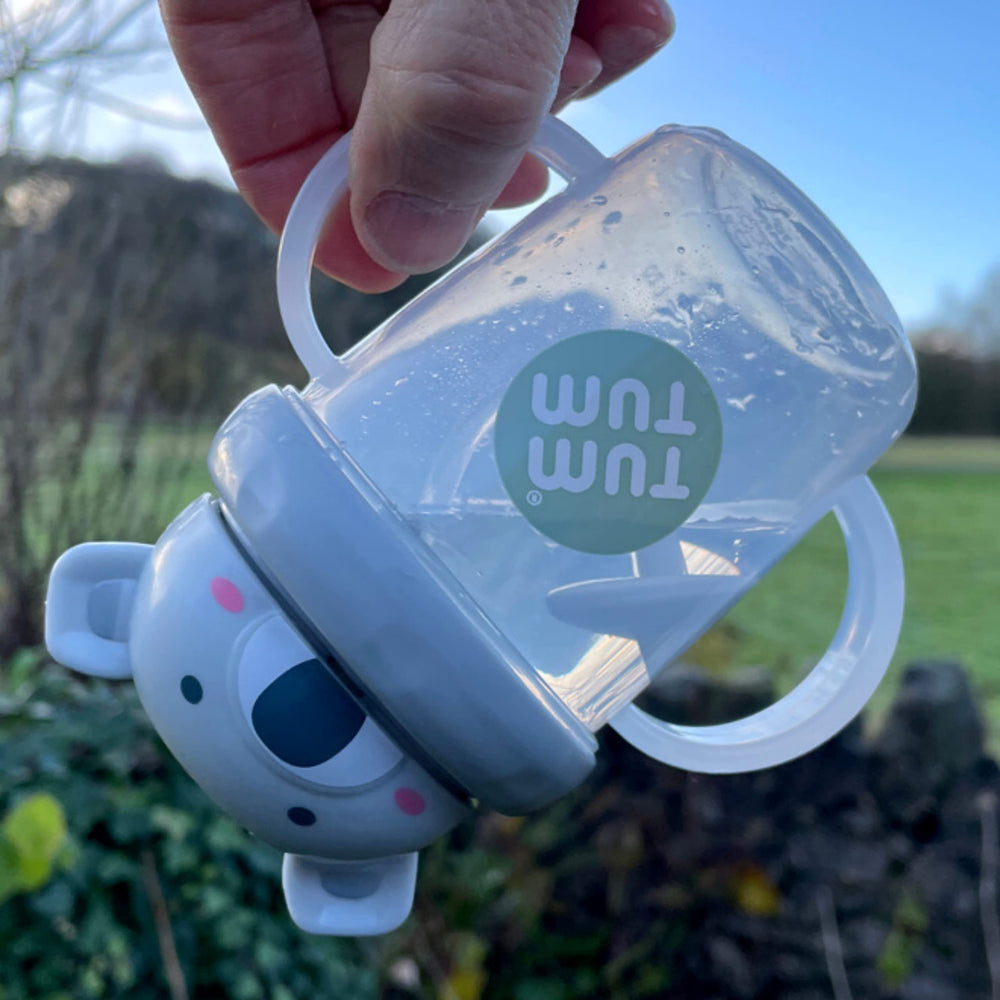 TUM TUM Tippy Up features a side-measure to track how much is drunk