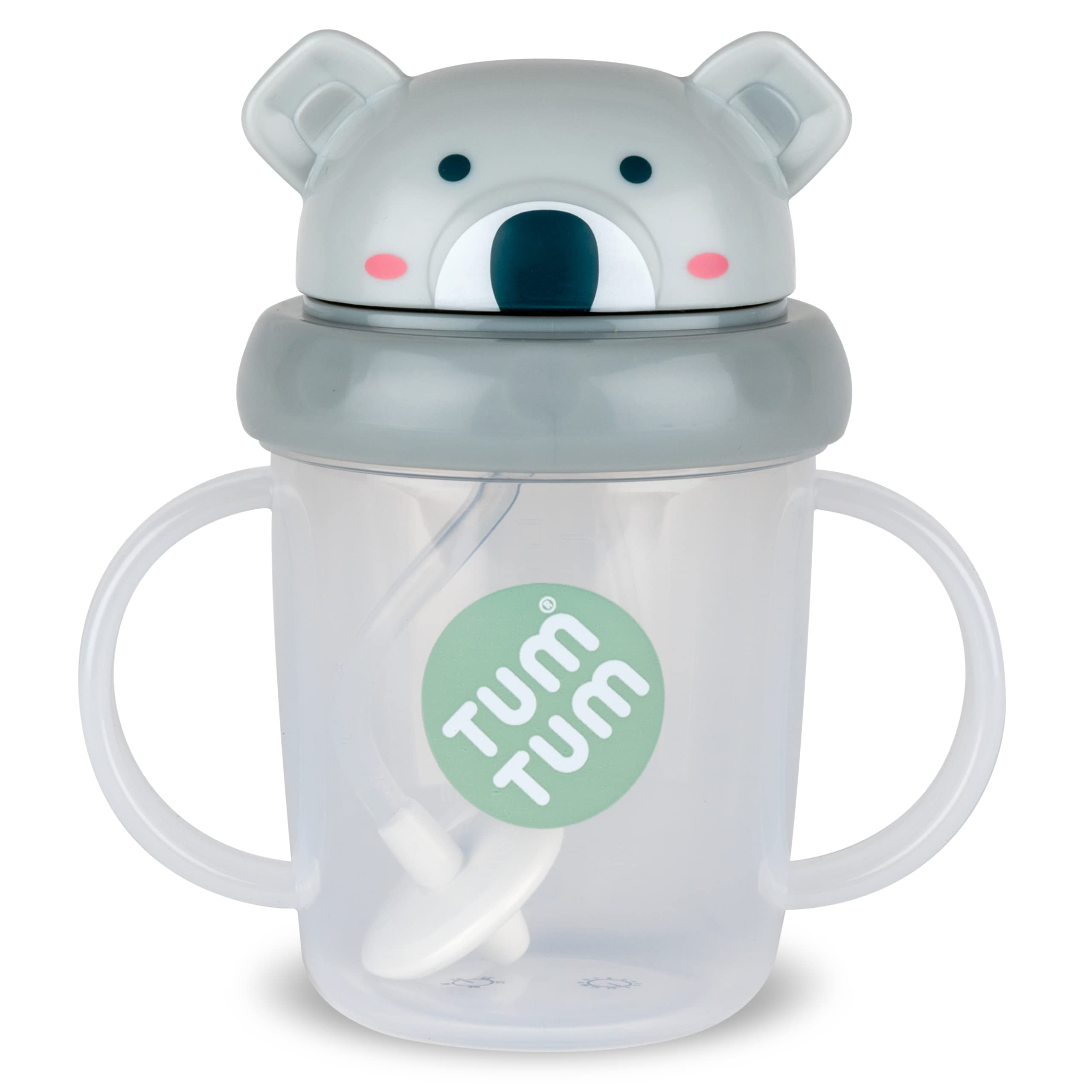 TUM TUM Tippy Up with weighted straw enables easy drinking at 200ml