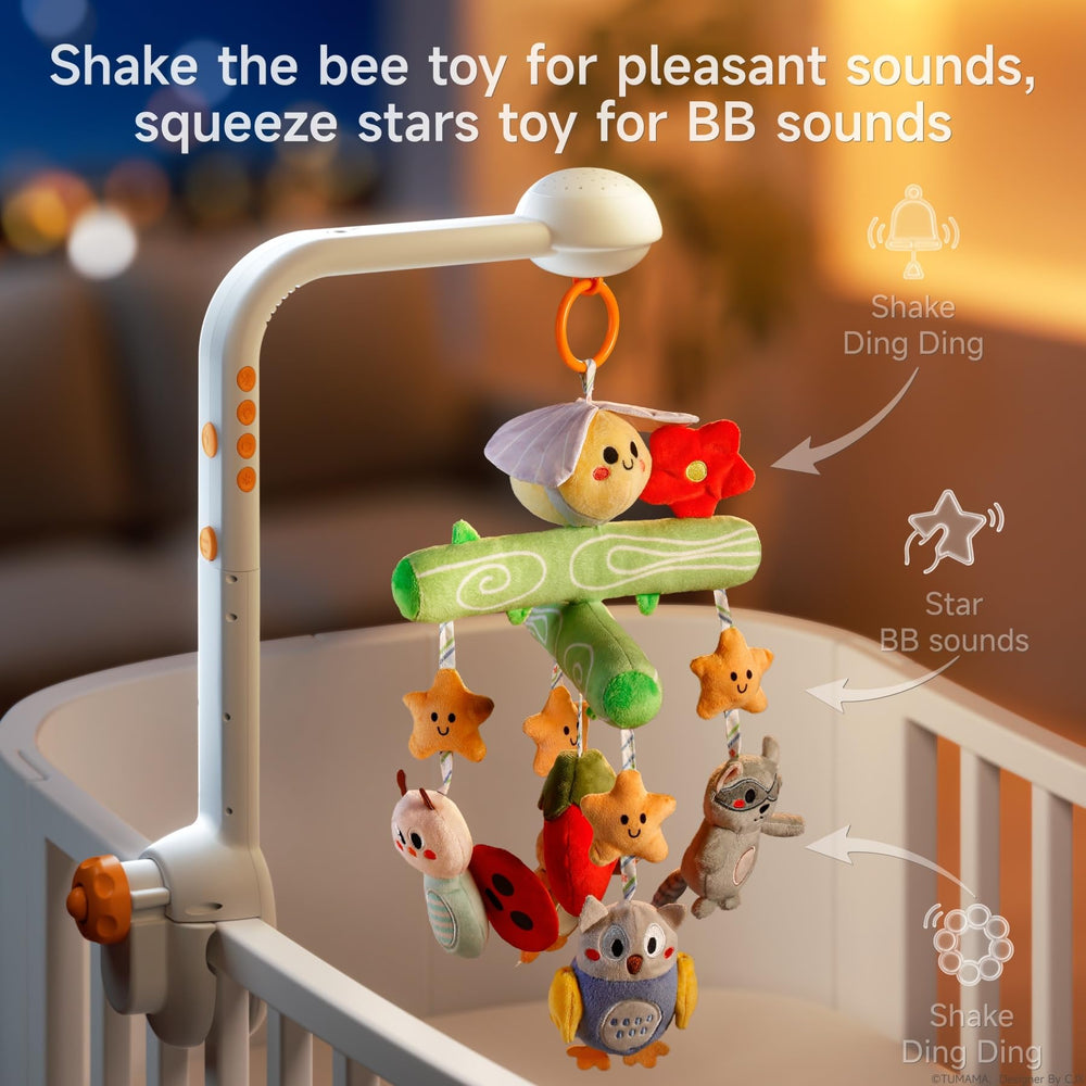 Tumama Kids crib attachment fits cribs with rails under 1.5 inches.