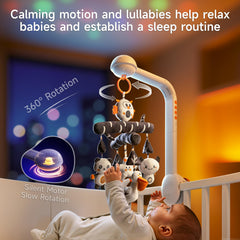 TUMAMA KIDS soft rattling sound adds gentle tactile feedback during crib time