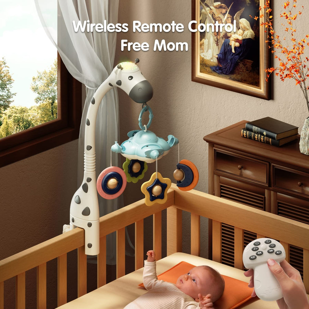 TUMAMA KIDS star projector night light projecting stars on ceiling.