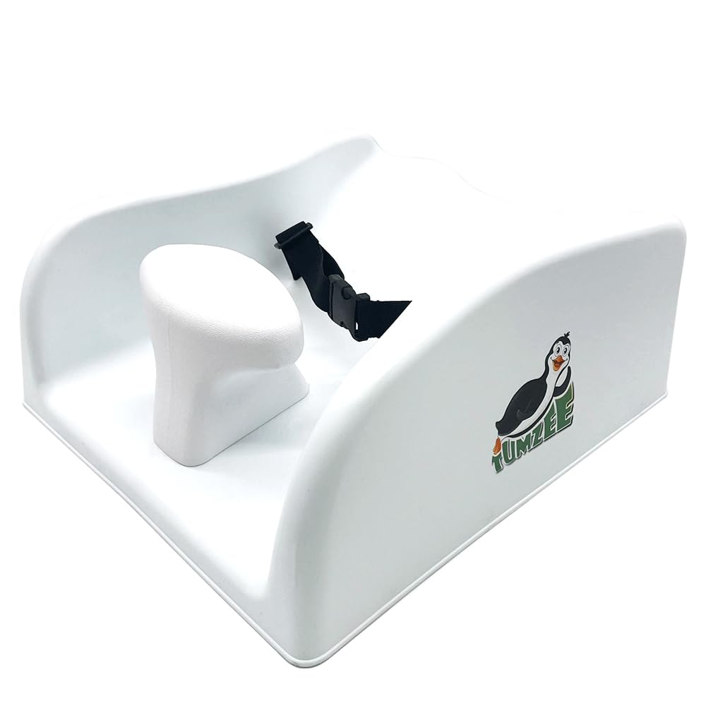 Tumzee Tummy Time Incline Tool at 15-degree angle to boost head control.