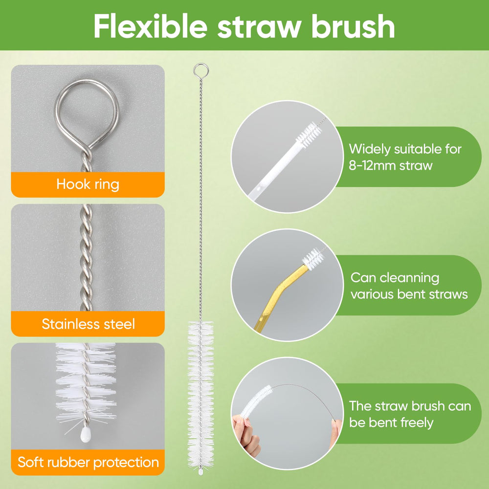 Tuniko sponge head bottle brush safely cleans delicate bottles.
