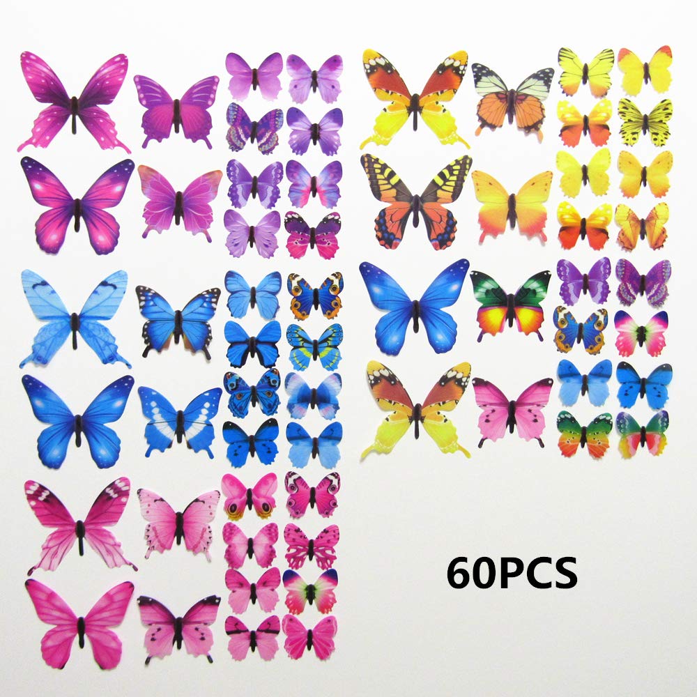 Tuosiwei butterfly wall decal packaging displays quick, mess-free decor setup.