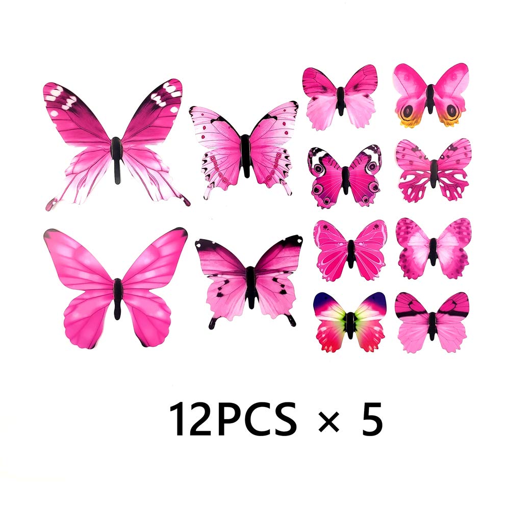 tuosiwei butterfly wall decal pink suitable for smooth surfaces and quick updates