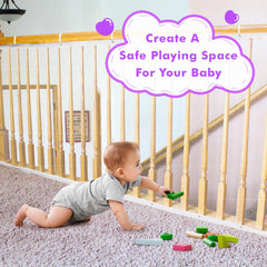 Tupi Banister Guard zip-tie installation kit enables quick, secure setup.