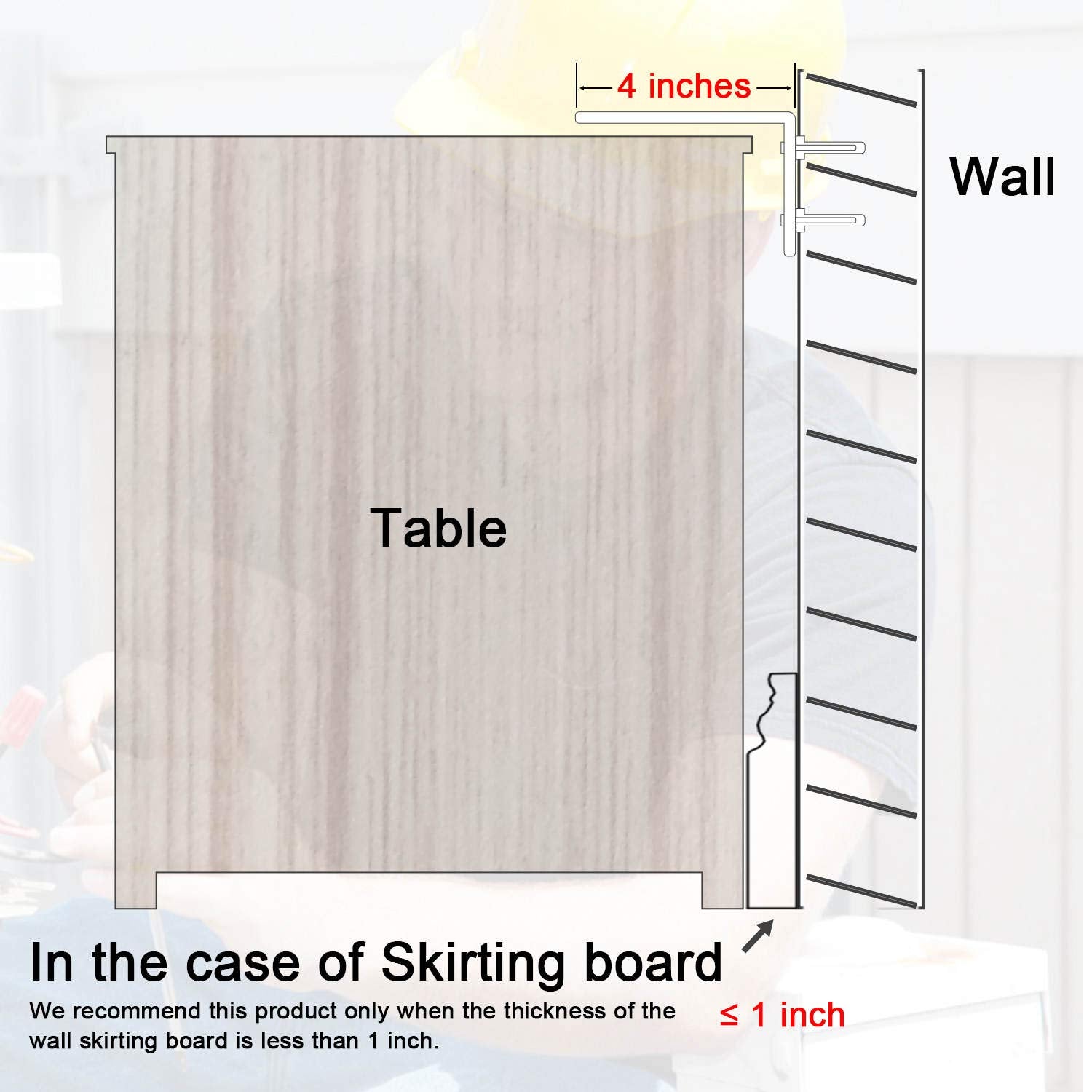 TUPSKY cabinet anti-tip kit packaging includes everything for quick setup.