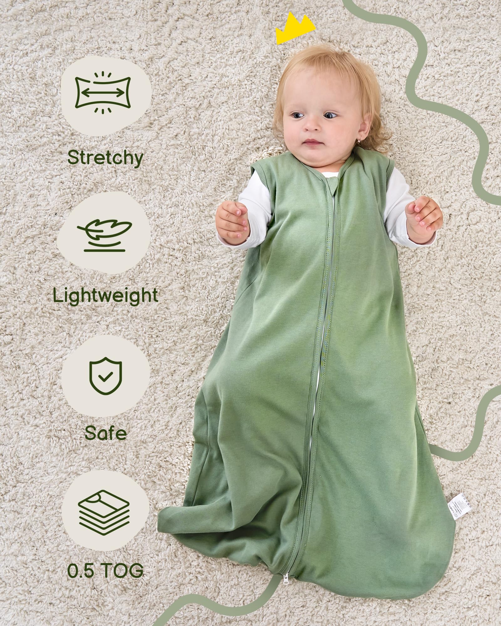 Turmewu soft collar and edges reduce irritation for gentle wear