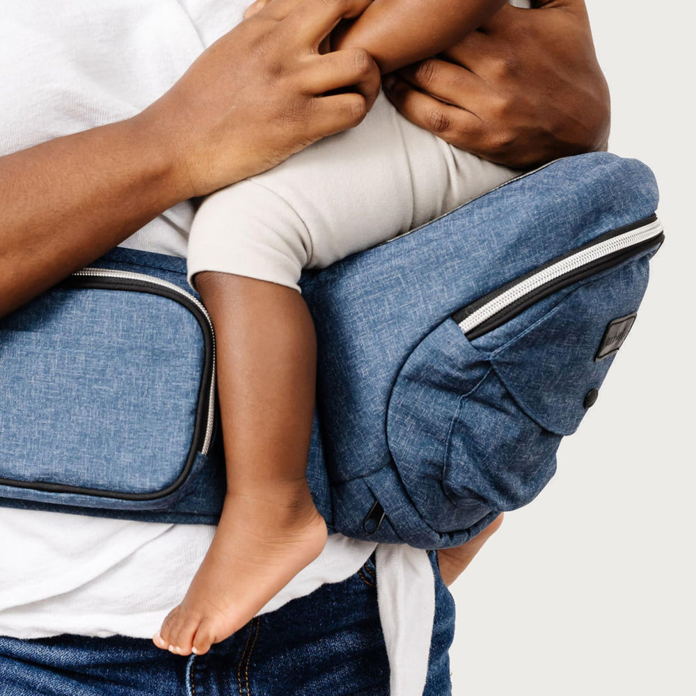 TushBaby nursing pillow on the go for comfortable feeding